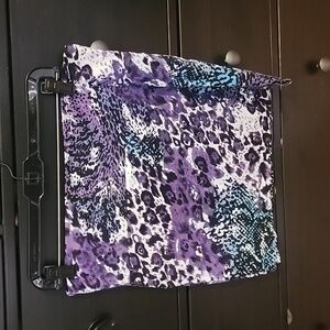 2b bebe Mixed Print Mini Skirt